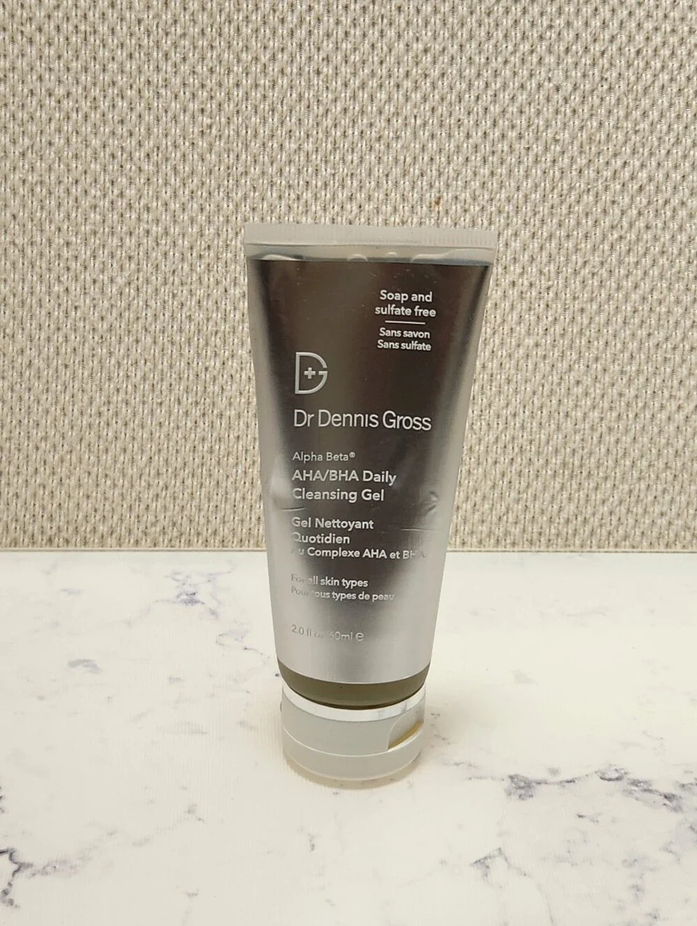 Dr. Dennis Gross Alpha Beta AHA/BHA Daily Cleansing Gel Travel Size 2 oz Sealed